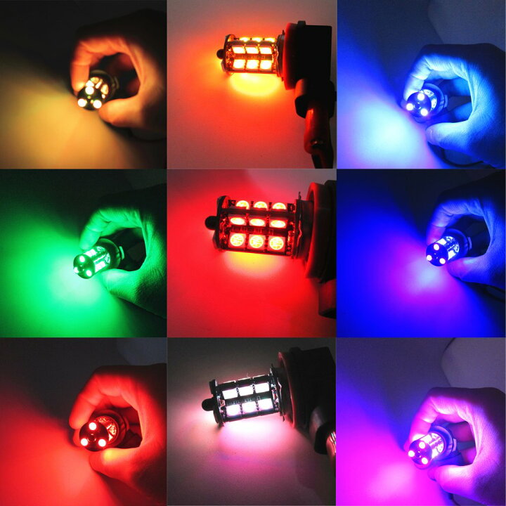 楽天市場】Futwod フォグランプ LED H8 H11 H16 RGB ストロボ 