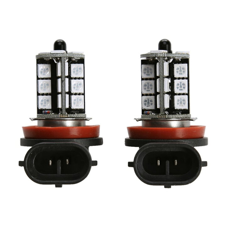 楽天市場】Futwod フォグランプ LED H8 H11 H16 RGB ストロボ 