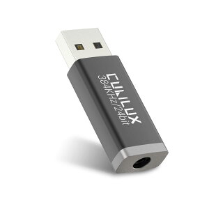 yzCubilux USB Cz A_v^ [384KHz/24-bit DAC] USB A - 3.5mm TRRS 4 ~j wbhtH WbN ϊ RlN^APCAm[gp\RAPS4/PS5Ή