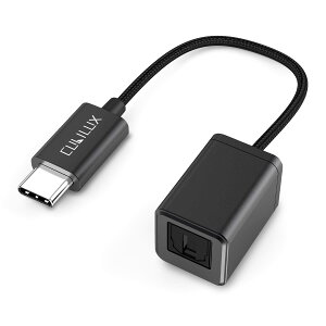 yzCubilux USB C | SPDIF(TOSLINK) I[fBIϊA_v^AThunderbolt 4/3 -gXNϊA^CvC - Optical hOAMacBook Mac Pro/Mini iMacAWindows m[gPCAp\RɑΉ