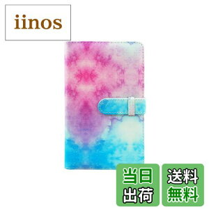 【送料無料】HIYQIN アルバム, mini 99/90/40/EVO/12/11/9/8/8+適用 3寸写真96枚収納 大容量アルバム 名刺・キャッシュカードも収納可能 PUレザー(ブルーピンク)