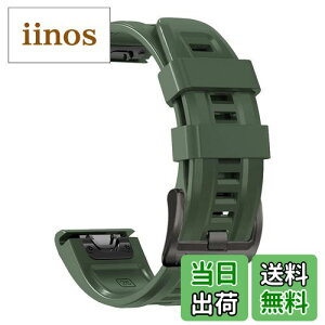 yz[YOCAHU] QuickFit 22 mm oh p for GARMIN(K[~) Fenix 7 Pro Solar/Approach S70 47 mm/Forerunner 965 Ή Xgbv VR xg _炩 h K[~ p oh (Army green)