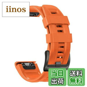 yz[YOCAHU] QuickFit 22 mm oh p for GARMIN(K[~) Fenix 7 Pro Solar/Approach S70 47 mm/Forerunner 965 Ή Xgbv VR xg _炩 h K[~ p oh (orange), I