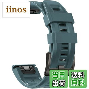 yz[YOCAHU] QuickFit 22 mm oh p for GARMIN(K[~) Fenix 7 Pro Solar/Approach S70 47mm/Forerunner 965 Ή Xgbv VR xg _炩 h K[~ p oh (Lake Blue)