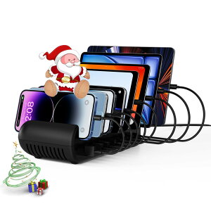 yzANNIBER [dXe[V 8|[guUSB-C |[gx4+USB-A|[gx4v65W[dX}zX^h [dhbN PD30W usb[d  iPhone [dX^h^ubg[dbN [֗ 