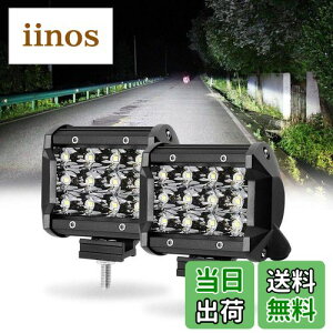 yzLargoods LEDƓ 4C` [NCg 36W LEDCg tHOv zCg 6500k IP67hho p w݌v Px  ȃGl oCN/SUV/ATV/gbN/z@B/Ǝ 2Zb