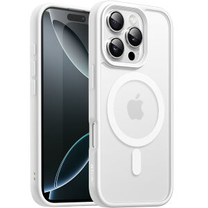 yzJETech iPhone 16 Pro 6.3C`p }Olbg P[X MagSafeɑΉ ̃}bgw ^ ϏՌ Jo[ (zCg`^jE)