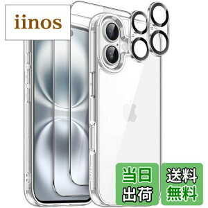 yzJETech 5 in 1 iPhone 16 6.1C`p P[X 2KXtB+2JYtBt 5Zbg ΂܂Ȃ ϏՌop[X}zJo[ (NA)