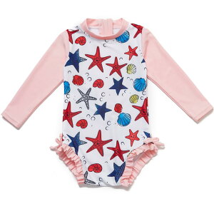 yz xr[  bVK[h UPF50+ UVJbg ̎q s[X YKK{^  FFPink StarfishATCYF3-6 Months