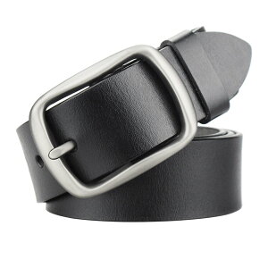 【送料無料】 ベルト メンズ ビジネス カジュアル おおきいサイズ メンズベルト 紳士ベルト 革ベルト belt おしゃれ 本革 クリスマス プレゼント 3色展開 色:ブラック、サイズ:105