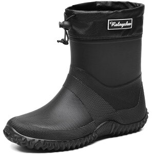 yz CV[Y fB[X Cu[c Y V[g u[c _ JC ~J΍ ~ | ނ  p Rain Boots C 傫TCY FFubNATCYF25.
