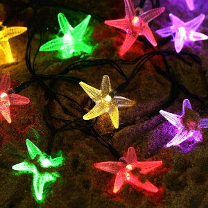 【送料無料】MOTOSTAR ソーラー LED ストリングライト イルミネーションライト 50電球 7M IP65防水 8モード 夜間自動点灯 ソーラーライト 屋外 キャンプ用 ガーランドライト クリスマス/ハロウィ