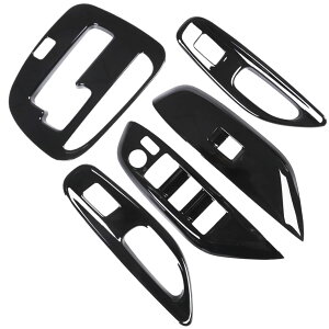 【送料無料】Newkingz ヤリス ヤリスクロス パーツ アクセサリー ドレスアップ 内装 インテリアパネル ガソリン車専用 シフトパネル・ドアスイッチカバーセット(木目調) 色:シフトパネル