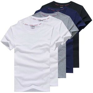 【送料無料】Hisitosa インナーシャツ メンズ 肌着 5枚組 Tシャツ 半袖 クルーネック 防菌防臭 綿100% シャツ 下着 クセになる肌触り 色:ミックスカラー、サイズ:2XL