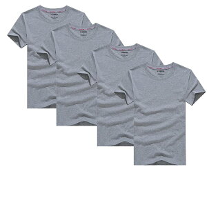 【送料無料】Hisitosa インナーシャツ メンズ 肌着 5枚組 Tシャツ 半袖 クルーネック 防菌防臭 綿100% シャツ 下着 クセになる肌触り 色:グレー 4枚組、サイズ:3XL