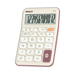 【送料無料】デスク電卓 大型 LCE ディスプレイ 12桁 ビッグボタン バッテリーソーラーパワー デスクトップ オフィス ホームビジネス用 色:P1 パープル、サイズ:ミニサイズ