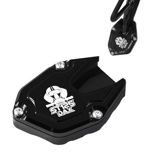 【送料無料】DAX 125 ST125 サイドスタンド プレート アルミニウム合金 CNC ノンスリップ 転倒防止 沈込防止 バイク キックスタンド プレートパッド エンド ダックス 125 サイドスタンド パーツ