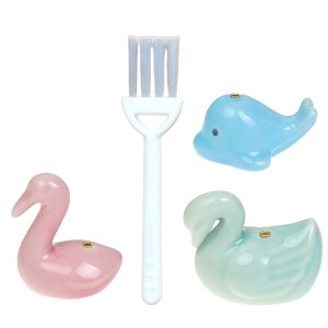 【送料無料】YiyiLai 4点セット お香立て 真鍮 ミニお線香立て ホルダー スティック香 渦巻き香 インセンスホルダー お香置き リラックス お墓用 仏壇用 灰掃除ブラシ 色:陶器 タイプA、サイ