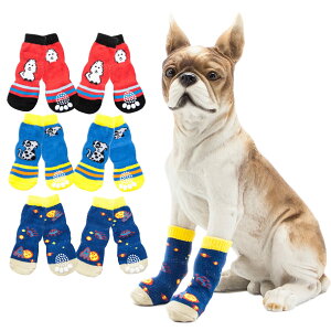 【送料無料】KUVEELA PET 犬用品 レッグウォーマー 老犬 ペットウェア ハイソックス ロングソックス 関節プロテクター 犬用膝サポーター 防寒 汚れ防止 足温か 色:ハイソックス 色ランダム、