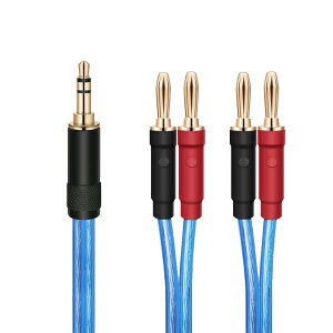 yzluxferre banana 3.5 mm ϊ Xs[J[ P[u banana plug P[u 3.5mm banana ϊ I[fBI P[u Xs[J[ banana }CN Av banana plug ɑΉ banana ~jWbN  R[