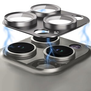 【送料無料】OAproda iPhone用 カメラフィルム 9H硬度 一体式タイプ 色:グレー、サイズ:iPhone16Pro/16ProMax/15Pro/15ProMax/14Pro用