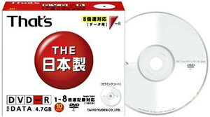 yzzUd That's DVD-Rf[^p 8{ 10XP[X S[x DR-47WTY10SA