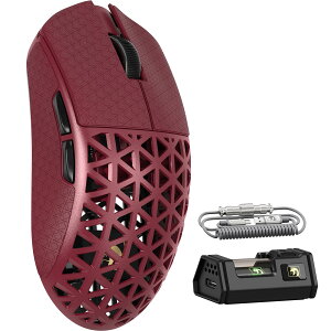 �y���������zMAMBASNAKE M5Ultra �Q�[�~���O�}�E�X 8K �J�[�{���t�@�C�o�[�}�E�X ���� �L�� ���C�����X �y�� PAW3950MAX�Z���T�[ Nordic52840�R���g���[���[ 8000Hz�|�[�����O���[�g �ő�42000DPI 3���[�h Blue