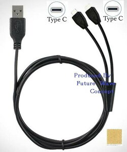 �y���������zF.Wave�y �[�d & �f�[�^�]�� Type C ��҃P�[�u�� 1M ���F �z 1�{�� USB�[C �X�}�z �^�u���b�g��2�䓯���ɏ[�d TypeC Y���P�[�u�� ����P�[�u�� �f�[�^�ʐM 2 in 1 �֗� USB�P�[�u�� + F.Wave 