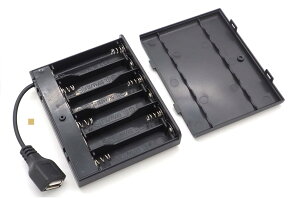 �y���������zSound Wave ((ON/OFF�X�C�b�`�t��)) USB���X �P�[�u���t �d�r�{�b�N�X �P3�d�r×4�{�p ���� 6V �d�r�P�[�X �d�r�z���_�[ USB-A �A���J��AA�d�r LED���C�g�X�g���b�v�ƃ��W�R�� ���̑��d�q�@