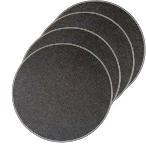 �y���������zXILIWU �^�C���ی� �t�F���g�p�b�h ���a60cm ����3mm ���� 4���Z�b�g �^�C���p�b�g �ق���h�~ �f�B�X�N�ʕی� �ԗp�^�C���J�o�[�p �z�C�[���ی� �ق���h�~ �T�C�Y�F60cm