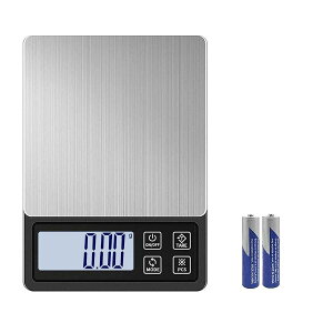 �y���������zConkoo �L�b�`�� �f�W�^�� �X�P�[�� 0.3g���� ���x USB�[�d�� ���d�r���Ή� �d�q�v�ʊ� ���� ���َq���X�e�����X�| ���� �ʂ� ���v�Z ���܈����@�\ �F�F3~3000g (0.1g�P�� ���d�r��)