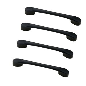 �y���������zRiblind ����� ���[���b�p�� ������� ����� �H��I �����o�� �L�b�`�� �� �h�A�m�u �܂� 4�Z�b�g�i�u���b�N�j �F�F�u���b�N�A�T�C�Y�F128mm