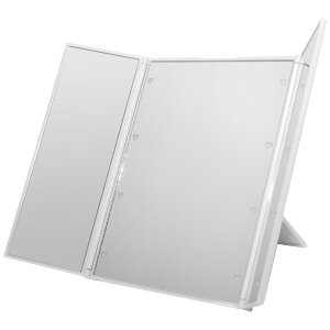 �y���������zGoodsLand �y �n�[�g�^ LED ���C�g�t �z ��� �܂肽���� �O�ʋ� ��^ �傫�� ���킢�� �X�^���h �~���[ ���C�N �A�b�v �u���C�g�j���O GD-LED-3MR �F�F�z���C�g�A�T�C�Y�F����450 x ��5.5