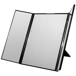 �y���������zGoodsLand �y �n�[�g�^ LED ���C�g�t �z ��� �܂肽���� �O�ʋ� ��^ �傫�� ���킢�� �X�^���h �~���[ ���C�N �A�b�v �u���C�g�j���O GD-LED-3MR �F�F�u���b�N�A�T�C�Y�F����450 x ��5.5