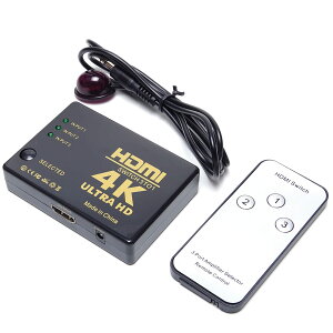 �y���������zGoodsLand �y 4K�Ή� �zHDMI�Z���N�^�[ 3����1�o�� �����R���t�� 4K�Ή� �蓮�ؑ� 3�|�[�g �ؑ֊� GD-4K3HDMI