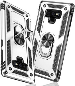 �y���������zTMUJWS Samsung Note 9 �P�[�X �����O �ϏՌ� �Ռ��z�� ���h�~ �S�ʕی� �J�����ی� �X�^���h�t�� TPU+PC�o���p�[ �w��h�~�΍� ��d�\�� 360�x��] �h�o �T���X�� Note 9 �X�}�[�g�z���P�[