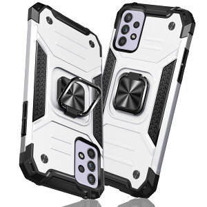 �y���������zTMUJWS Samsung Galaxy A52 5G �P�[�X �����O �Ռ��z�� �ϏՌ� TPU+PC�o���p�[ ��d�\�� �ČRMIL�K�i �S�ʕی�J�o�[ ����h�~ �ԍڃz���_�[�Ή� �C�菝�h�~ ����~�� �y�� ���^ �M�����N�V