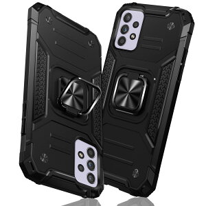 �y���������zTMUJWS Samsung Galaxy A52 5G �P�[�X �����O �Ռ��z�� �ϏՌ� TPU+PC�o���p�[ ��d�\�� �ČRMIL�K�i �S�ʕی�J�o�[ ����h�~ �ԍڃz���_�[�Ή� �C�菝�h�~ ����~�� �y�� ���^ �M�����N�V