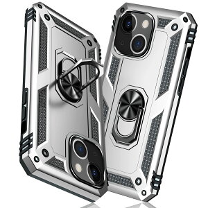 �y���������zTMUJWS iPhone 13 mini �P�[�X �����O �ϏՌ� �Ռ��z�� ���h�~ �S�ʕی� �J�����ی� �X�^���h�t�� TPU+PC�o���p�[ �w��h�~�΍� ��d�\�� 360�x��] �h�o �ԍڃz���_�[�Ή� ���ϖh�~ �ČR