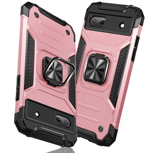 �y���������zTMUJWS Google Pixel 6A �P�[�X �����O �Ռ��z�� �ϏՌ� TPU+PC�o���p�[ ��d�\�� �ČRMIL�K�i �S�ʕی�J�o�[ ����h�~ �ԍڃz���_�[�Ή� �C�菝�h�~ ����~�� �y�� ���^ �O�[�O�� �s�N