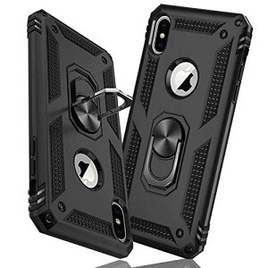 �y���������ziPhone XS Max �P�[�X�����O �ϏՌ� �Ռ��z�� ���h�~ �S�ʕی� �J�����ی� �X�^���h�t�� TPU+PC�o���p�[ �w��h�~�΍� ��d�\�� 360�x��] �h�o �ԍڃz���_�[�Ή� ���ϖh�~ �ČRMIL�K�i