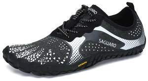 �y���������z[SAGUARO] �x�A�t�b�g�V���[�Y ���L ���y�� �ʋC�� �t�B�b�g�l�X�E�g���[�j���O �X�j�[�J�[ �|�[�^�u�� �������o �j�����p �F�F�z���C�g�A�T�C�Y�F22.5 cm