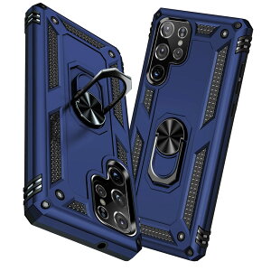 �y���������zTMUJWS Galaxy S23 Ultra �P�[�X �����O �ϏՌ� �Ռ��z�� SC-52D SCG20 �P�[�X �S�ʕی� �J�����ی� �X�^���h�t�� TPU+PC�o���p�[ ��d�\�� 360�x��] �h�o �M�����N�V�[ s23 ultra �X�}�[�g�z��