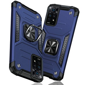 �y���������zTMUJWS Redmi Note 11 Pro 5G �P�[�X �����O �Ռ��z�� �ϏՌ� TPU+PC�o���p�[ ��d�\�� �ČRMIL�K�i �S�ʕی�J�o�[ ����h�~ �ԍڃz���_�[�Ή� �C�菝�h�~ ����~�� �y�� ���^ ���b�h�~�[ 