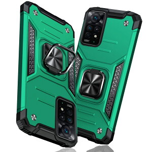 �y���������zTMUJWS Redmi Note 11 Pro 5G �P�[�X �����O �Ռ��z�� �ϏՌ� TPU+PC�o���p�[ ��d�\�� �ČRMIL�K�i �S�ʕی�J�o�[ ����h�~ �ԍڃz���_�[�Ή� �C�菝�h�~ ����~�� �y�� ���^ ���b�h�~�[ 