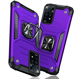 �y���������zTMUJWS Redmi Note 11 Pro 5G �P�[�X �����O �Ռ��z�� �ϏՌ� TPU+PC�o���p�[ ��d�\�� �ČRMIL�K�i �S�ʕی�J�o�[ ����h�~ �ԍڃz���_�[�Ή� �C�菝�h�~ ����~�� �y�� ���^ ���b�h�~�[ 