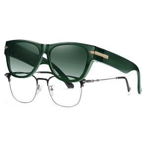 �y���������z[MAIVARDAY] �I�[�o�[�T���O���X �O���X���K�l�̏ォ�炩������ TR90 �Ό� UV400 ���O���J�b�g �����Y ���f�B�[�X �h���C�u �^�]�p �F�F�yD�z�O���f�[�V�����O���[��