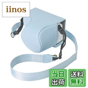 �y���������zRieibi ZV-E10 II �J�����p�S�ʕی�J�o�[ PU���U�[�P�[�X For Sony E10 16-50mm�����Y�Ƀt�B�b�g �o�b�O �V�����_�[�X�g���b�v�t�� �g�ѕ֗� �F�FBlue