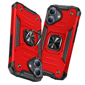 �y���������ziPhone 16 Plus �p�P�[�X �����O �Ռ��z�� �ϏՌ� TPU+PC�o���p�[ ��d�\�� �ČRMIL�K�i �S�ʕی�J�o�[ ����h�~ �ԍڃz���_�[�Ή� �C�菝�h�~ ����~�� �y�� ���^ �A�C�t�H�� 16 plus 