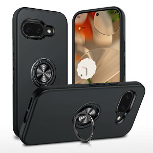 �y���������zTMUJWS Google Pixel 9A �p�P�[�X �����O �ϏՌ� �Ռ��z�� �S�ʕی�J�o�[ TPU+PC�o���p�[ ��d�\�� �ČRMIL�K�i �ԍڃz���_�[�Ή� �C�菝�h�~ ����~�� ���^ �y�� �O�[�O�� �s�N�Z�� 9a 